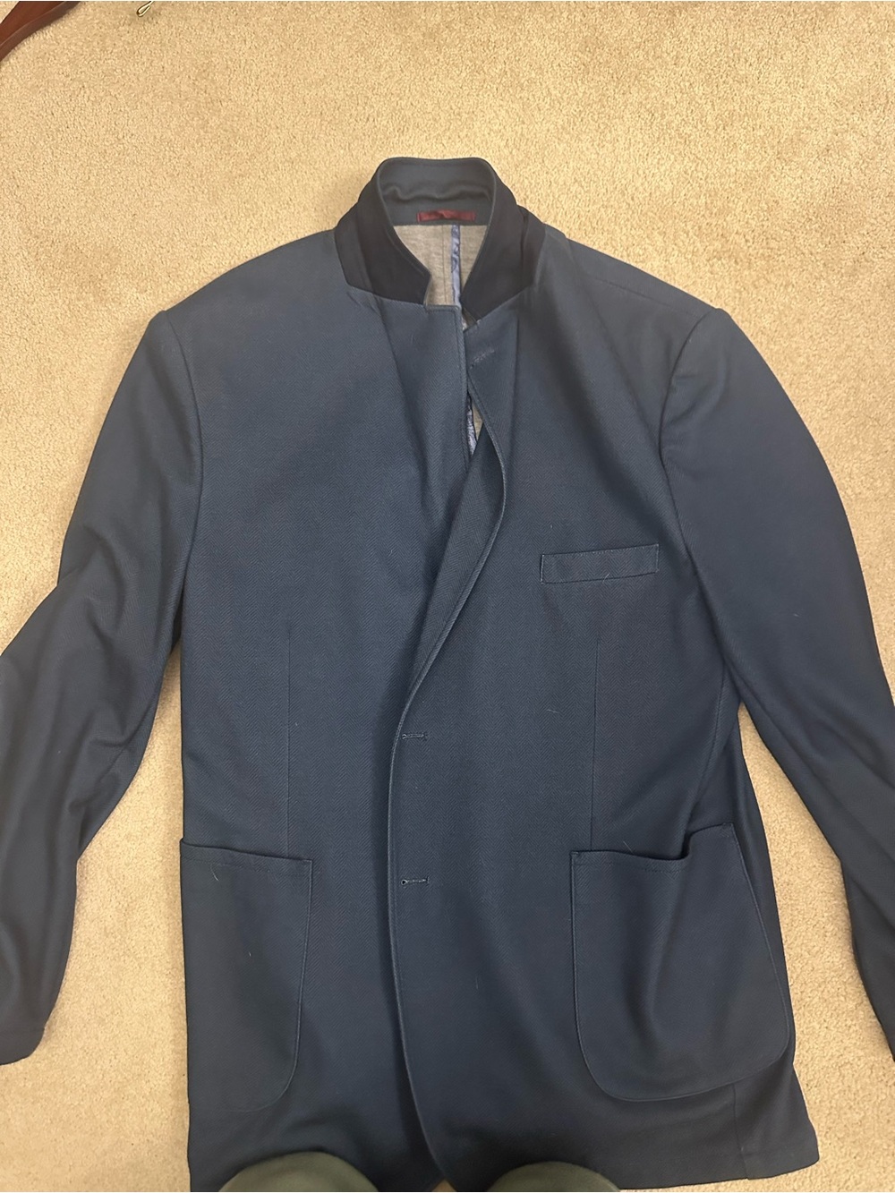 Johnston & Murphy Men's XC Flex Dark Navy Blazer Sport Coat. Size XXL